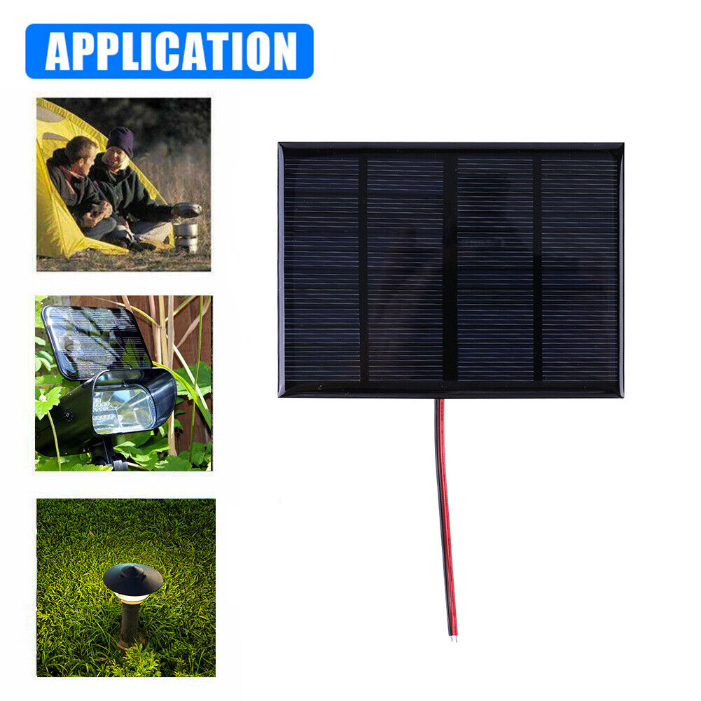 Mini Solar Panel 3W 12V Small Cell Module for 9-12V Battery/Mobile Phone