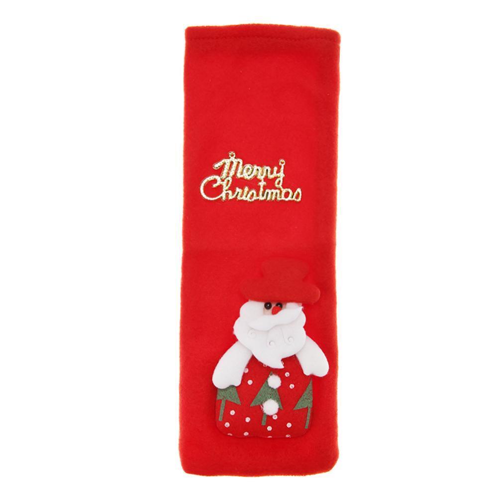 Christmas Red Wine Bottle Cover Clothes Decoration for New Year (Snowman)