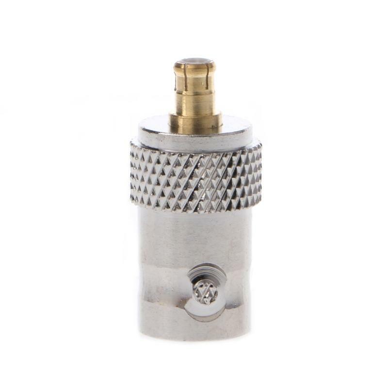 BNC Female Jack to MCX Male Plug Straight RF Coax Coaxial Connector Adapter
