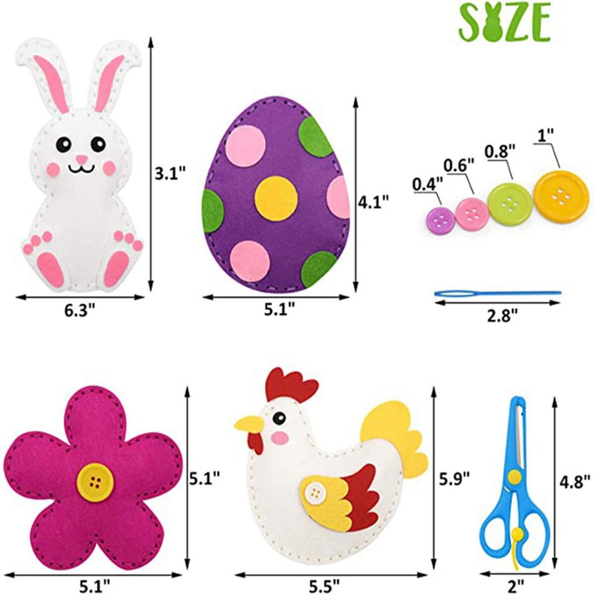 Ears Craft Kit   Activity Assorted Hanging DIY Supplies