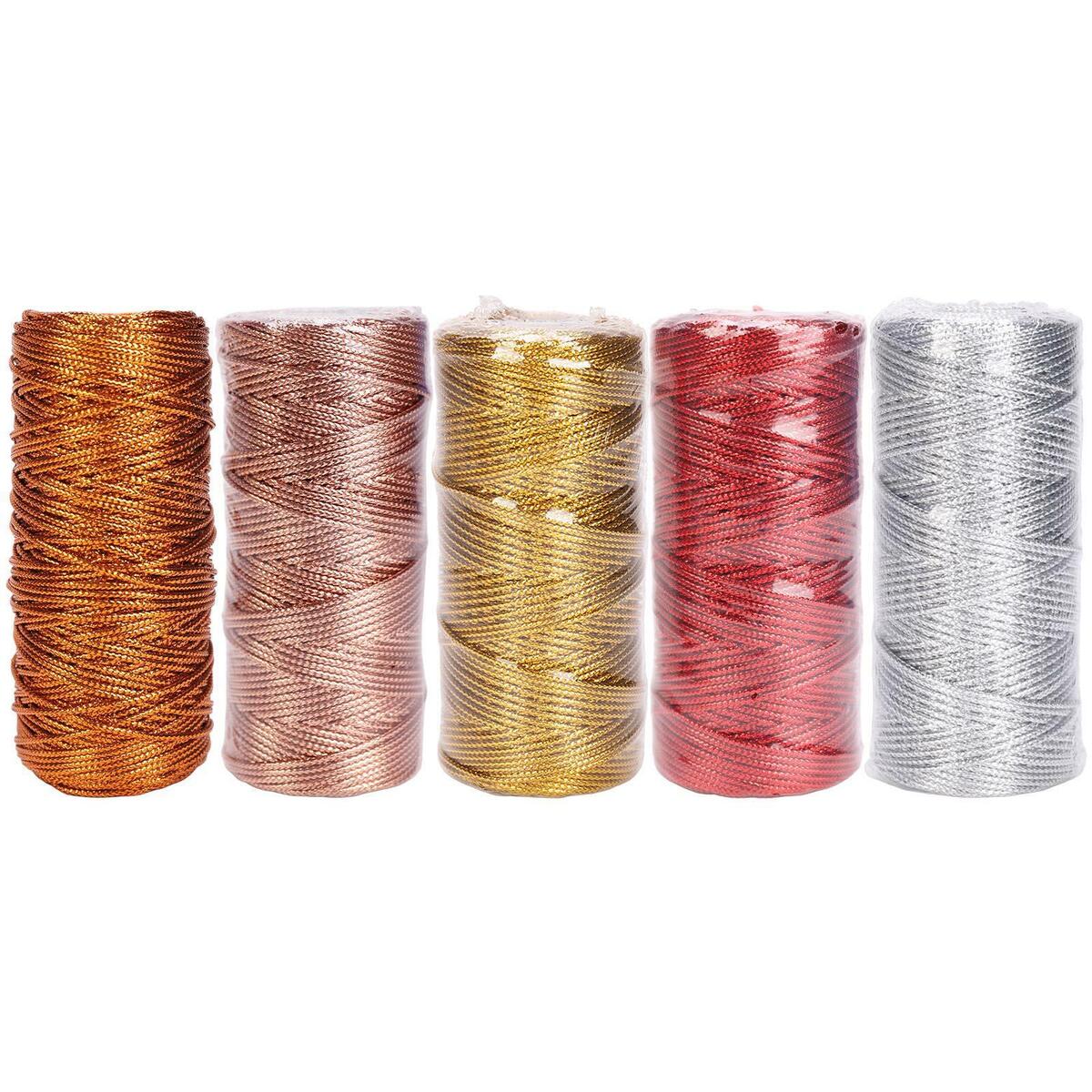 5  110 Yards Metallic  Twine  Wrapping Gifts Sturdy