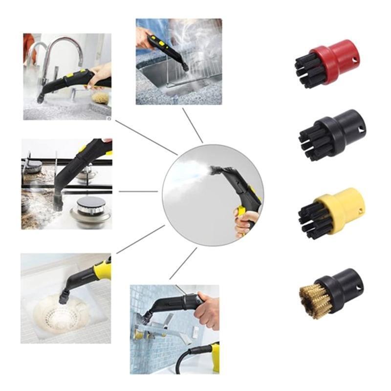 6pcs/set Toilet Brush Round Brush Sprinkler Nozzle Head for SC1 SC2 SC3 SC4 SC5