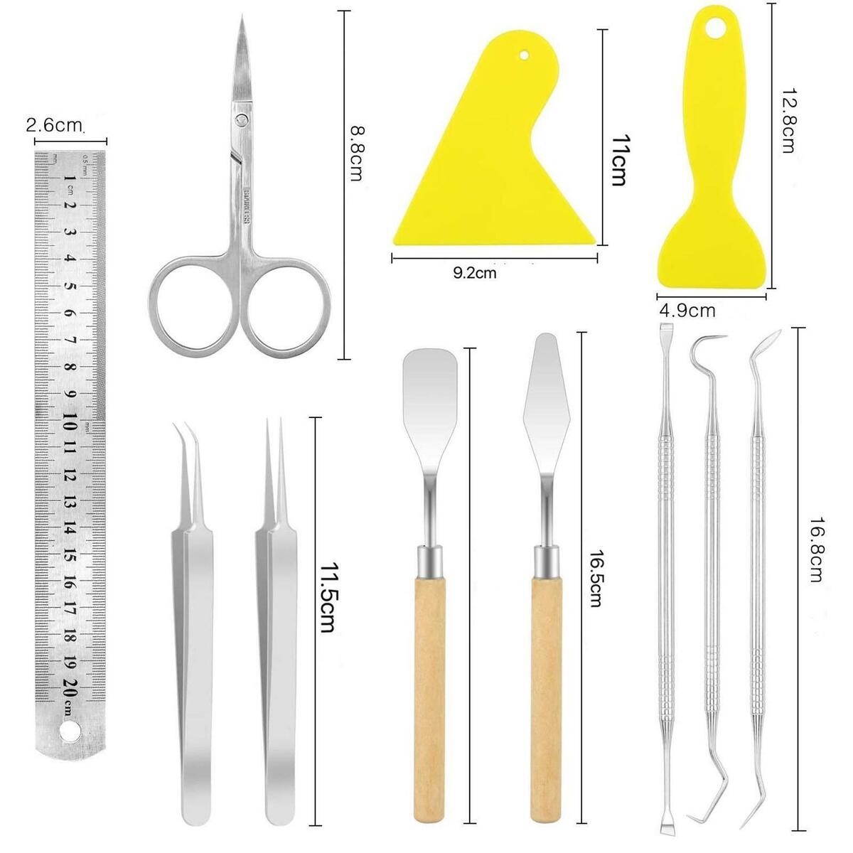 11   Weeding Tools Kit for Silhouttes Cameos Handmade DIY Steel