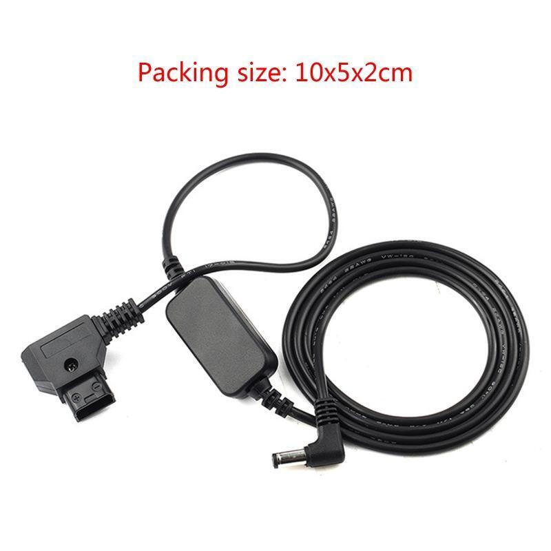 For FS7 FS5 DSLR Camera 5mm Monitor External Supply Cable D-Tap to DC 12V Cable