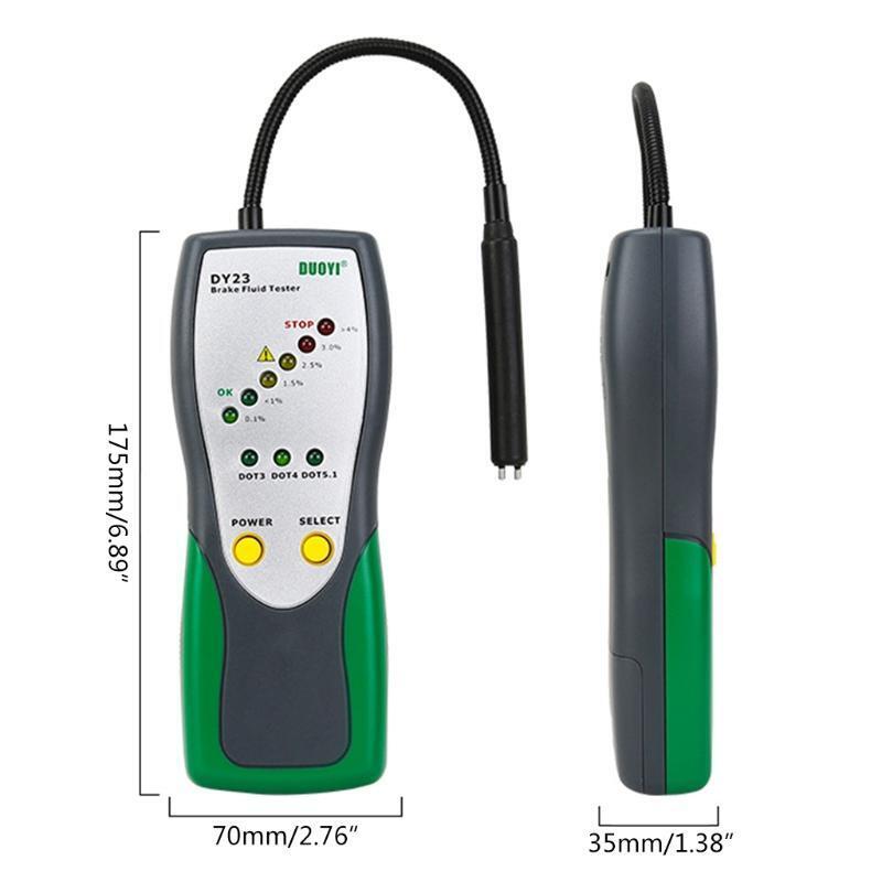 Automotive Brake Fluid Tester Oil Moisture Water Detection with High-Precision