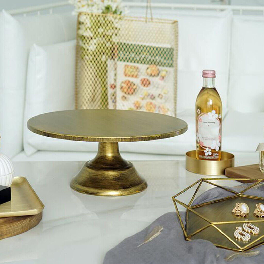 12" Cake Stand Cake Display Tray  Centerpiece Dessert  Iron