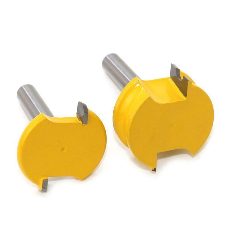 2Pcs/Set 8MM Shank Canoe Flute and Bead Router Bit Set Woodworking Tungsten Wood