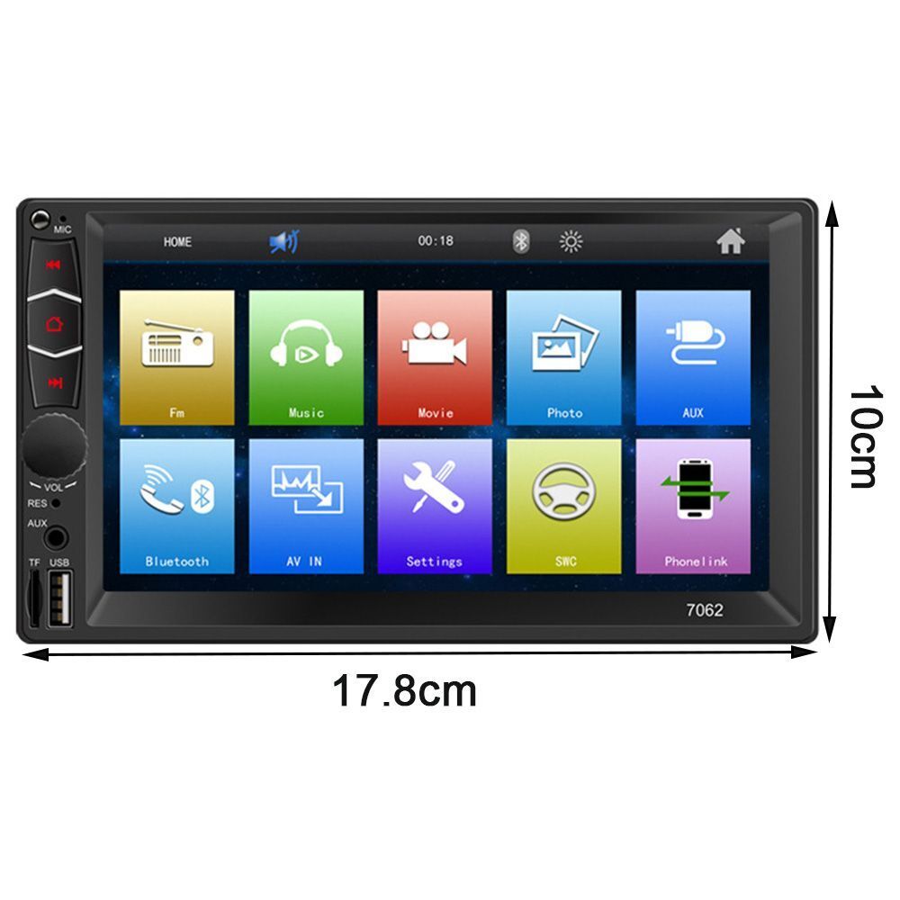 Touch Screen In-dash Audio Head Unit Car MP5 Player Bluetooth Car Stereo Radio