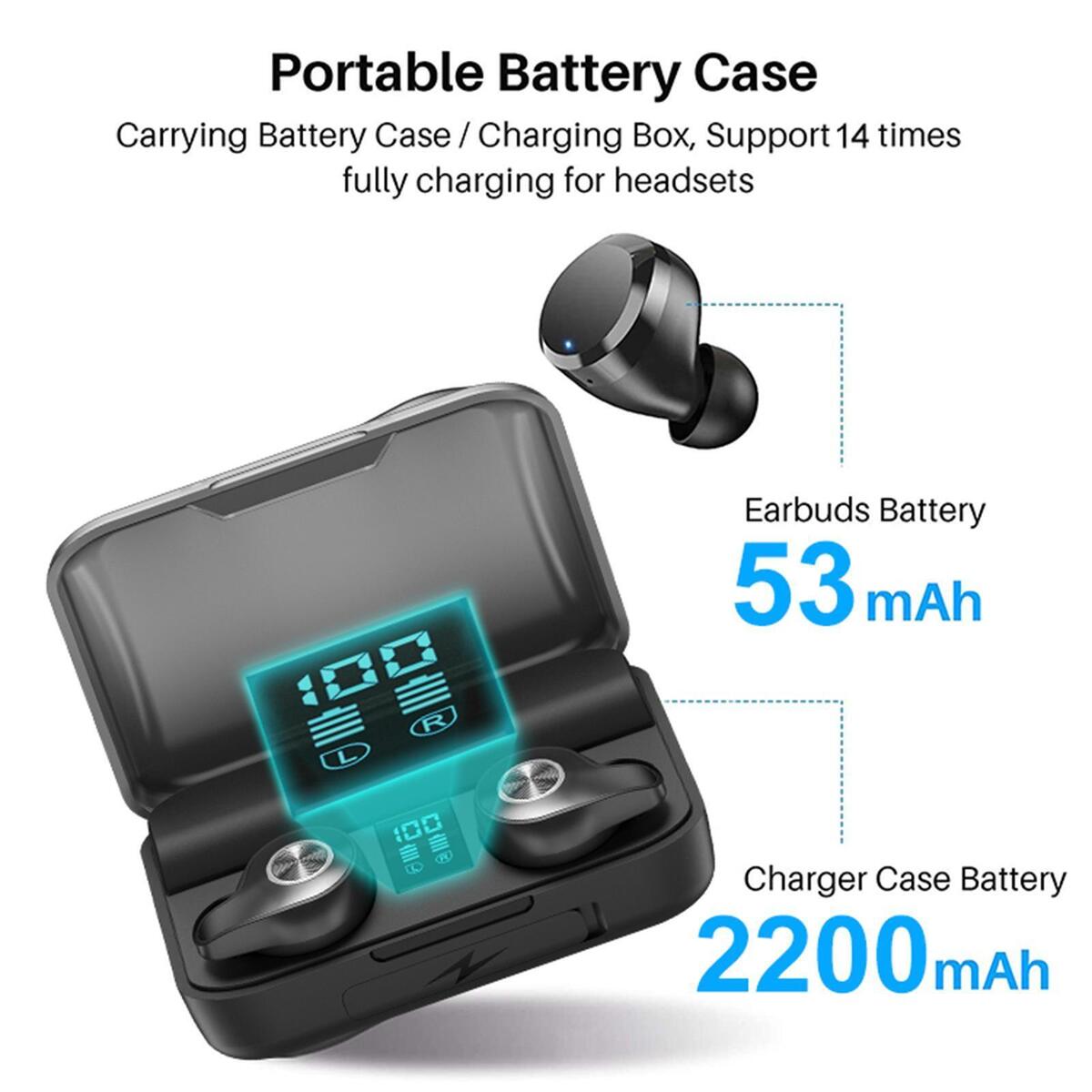 Wireless Earbuds Built in Mic Headset in Ear Earphones Bluetooth Headphones