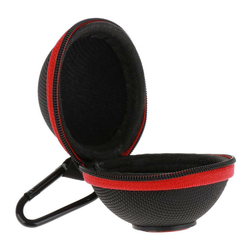 3 Pieces Durable   Cue Ball Case Bag Hard Cue  Black