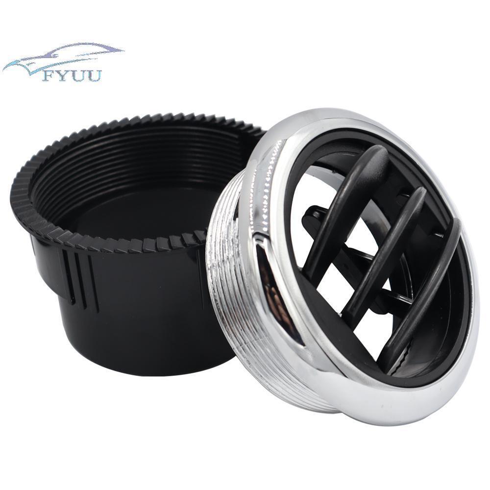 2 Pcs RV Bus Boat Yacht 70mm Round Air Condition Air Outlet Vent Louvered Knob