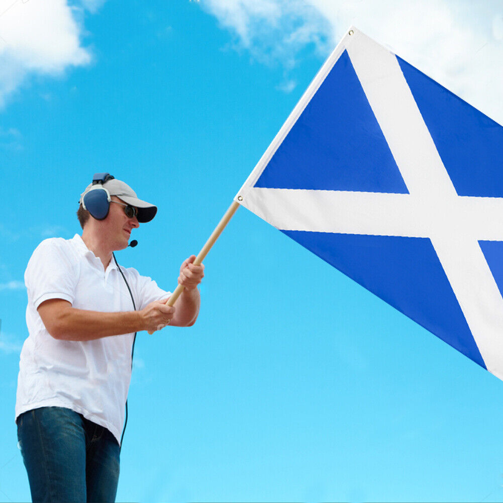 90x150cm Scotland Cross Flag Soccer Fan Saint Andrew Banner Saltire Pennant