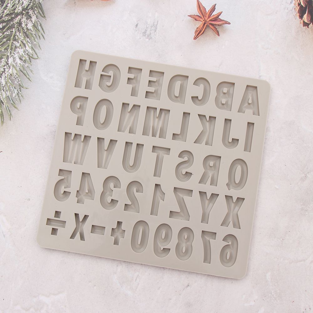 Number Fondant Cake Decorating Tools Silicone Letter Mold Baking Accessories