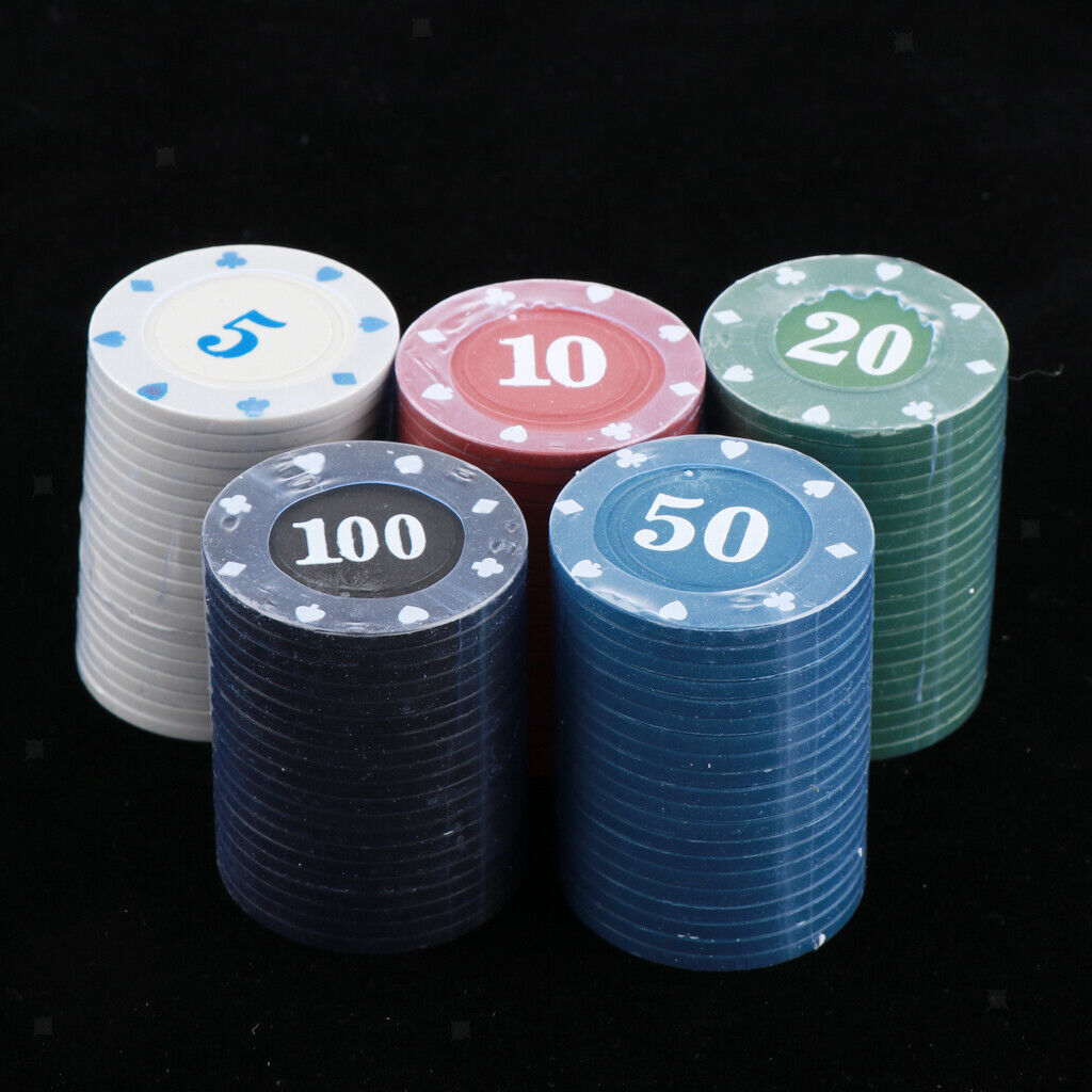 300x Casino  Poker Tokens Chip Poker  Card  3.9cm Type