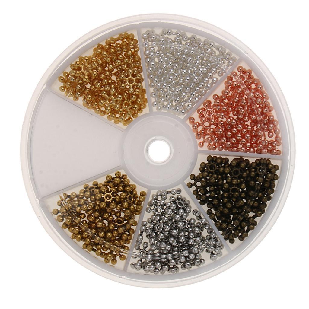 264pcs Snowflake Flower Charms Loose Beads for DIY Craft Jewelry Making