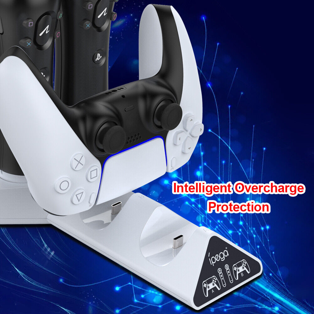 4 in 1 Controller Charger for PS5 DualSense Charging Station for PS Move