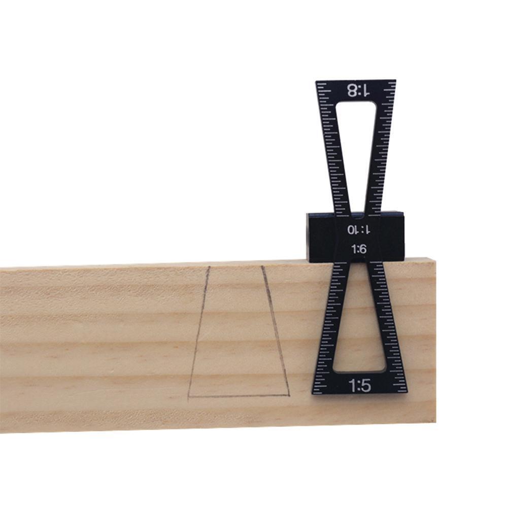 Aluminum Wood Joints Gauge Woodworking Dovetail Marking Gauge Template Tool