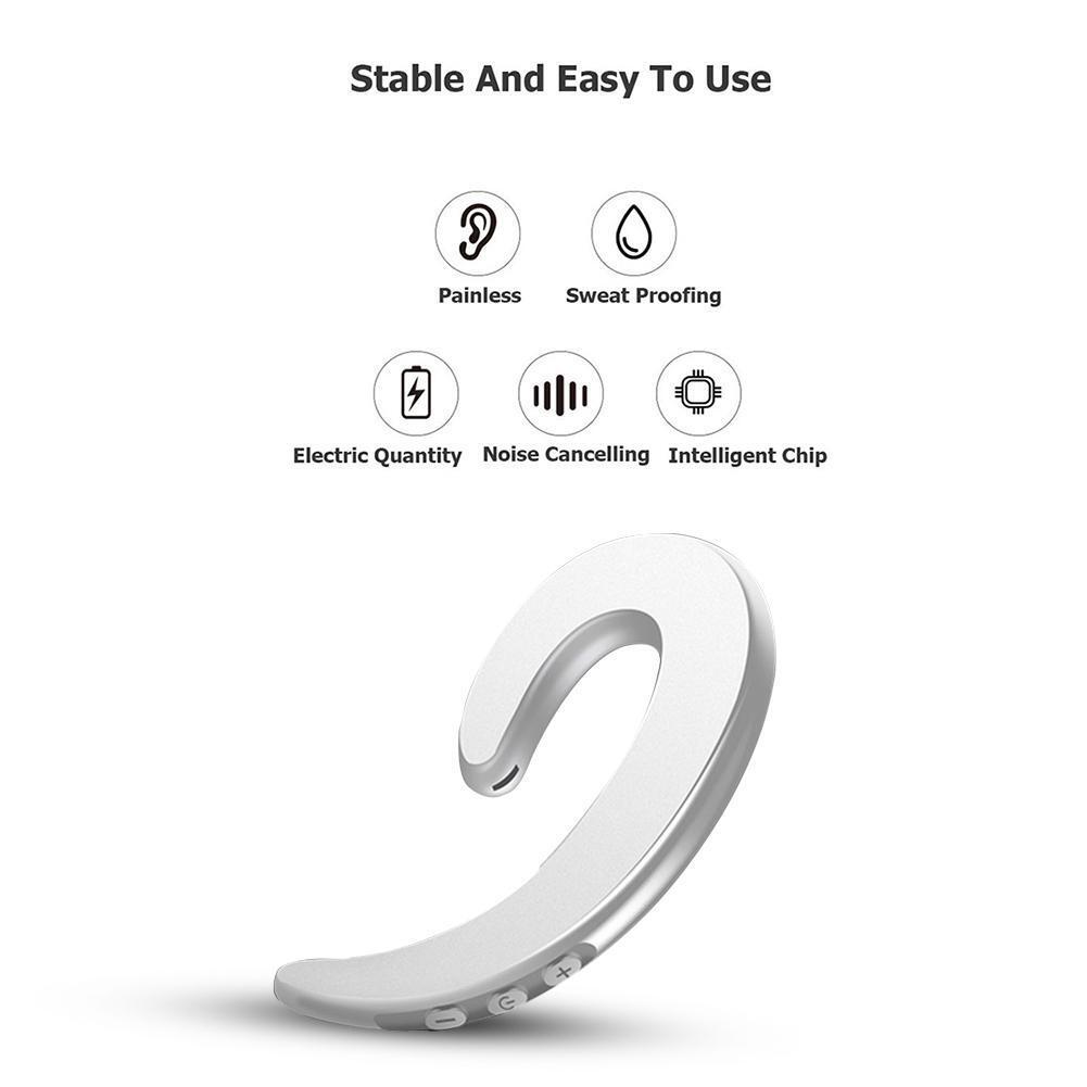 Y-12 Wireless Bluetooth-compatible Earphone Bone Conduction Earhook Headpho