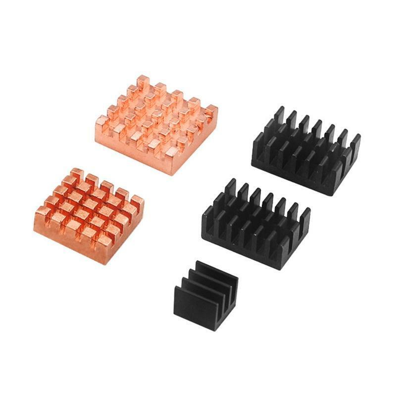 5PCS Radiator for Orange Pi 4 Lts Heatsink Pure Copper + Aluminum Heatsinks