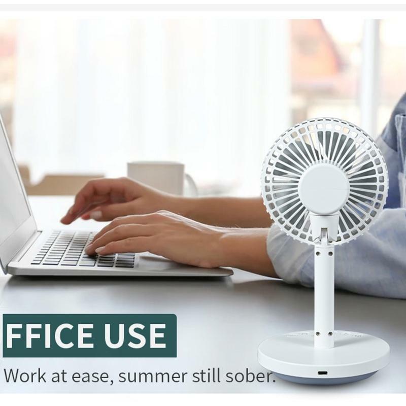 6 Speed Mini Desktop Fan Personal Portable Cooling Fan with 360 Rotation