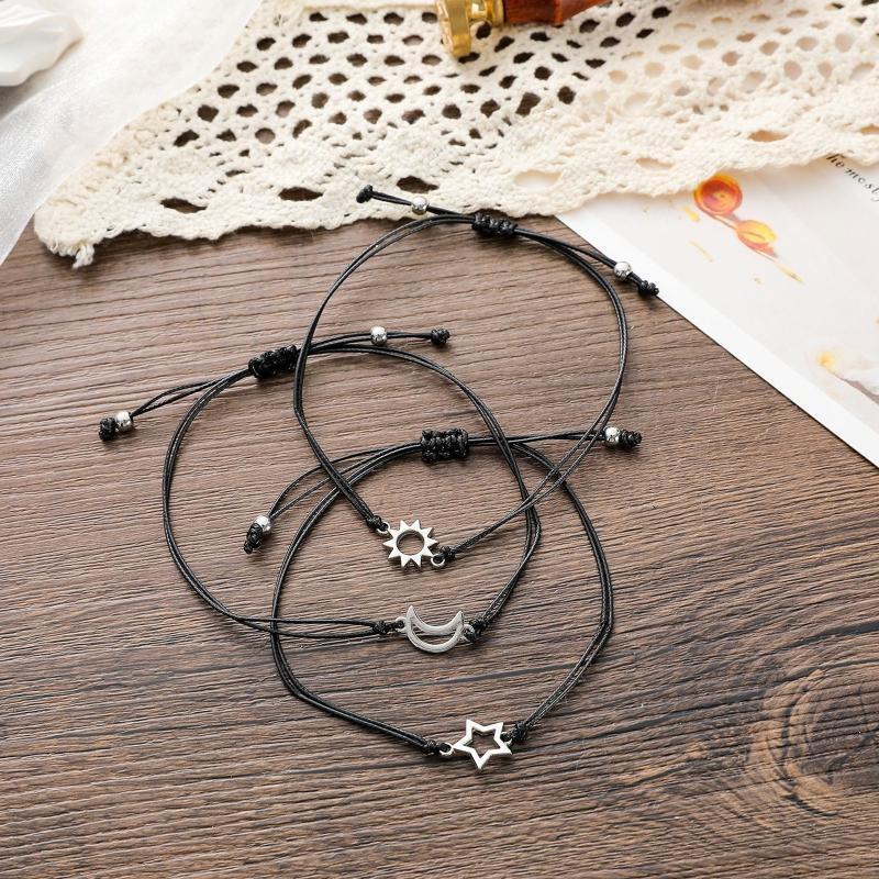 3 Pcs Friendship Card Bracelets Relationship Promise Bracelet for Best Friends