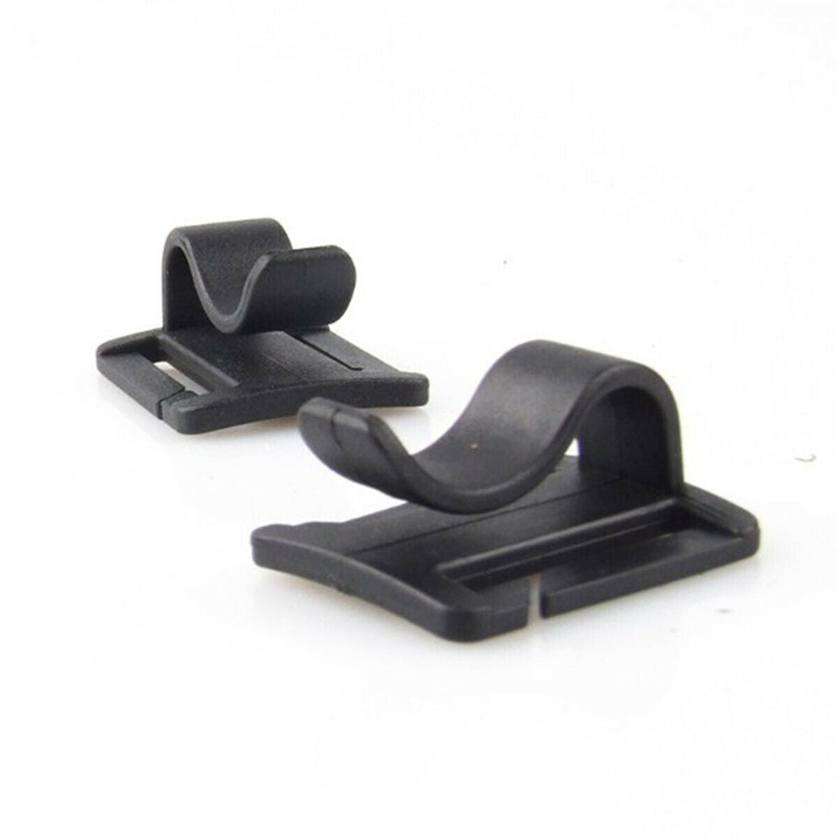 2X Clip DrinkingTube Hydration Bladder Pipe Clip For Water Pack Bag 360° Rotate