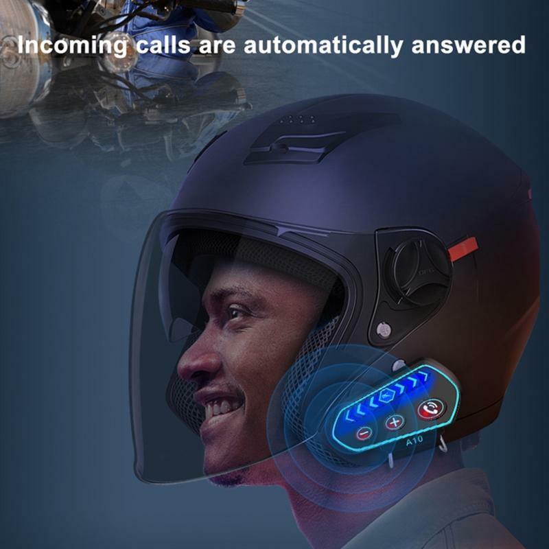 Long Standby Helmet Headphone Wireless Bluetooth-compatible Headphone for Rider