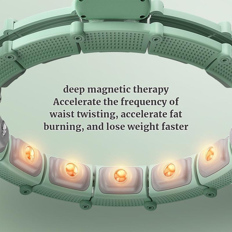 Smart 18 Knot Fitness Hoop, 2 in 1 Adjustable Circular Massage Equipment Women