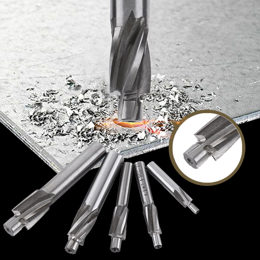 5pcs M3-M8 Counterbore End Mill Pilot Milling Cutter Countersink Router Bit