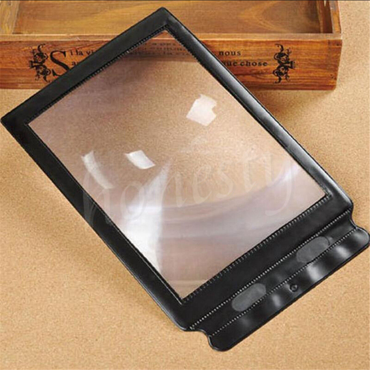 BIG A4 Full Page 3x Magnifier Sheet LARGE Magnifying Glass Book Reading Aid Lens