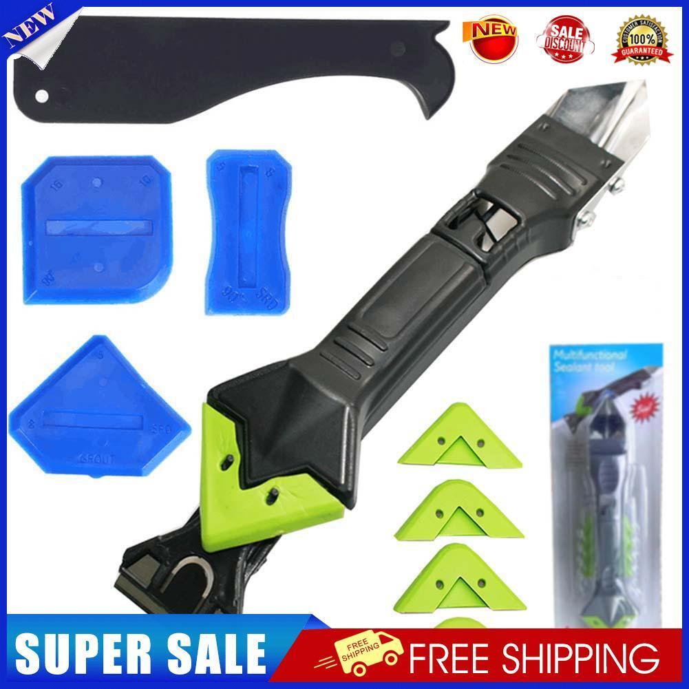10pcs Glass Glue Smoothing Spatula Sealant Remover Caulking Scraper Kit