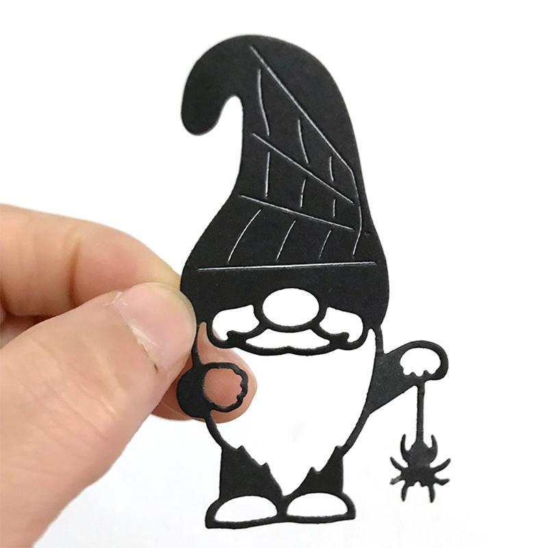 Halloween Gnome Metal Cutting Dies Stencil Scrapbook Album Paper Card Template