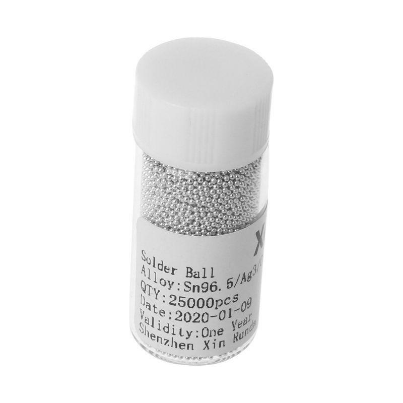 0.2/0.25/0.3/0.35/0.4/0.45/0.5/0.6/0.65/0.75mm BGA Lead-Free Tin Solder Ball 25K