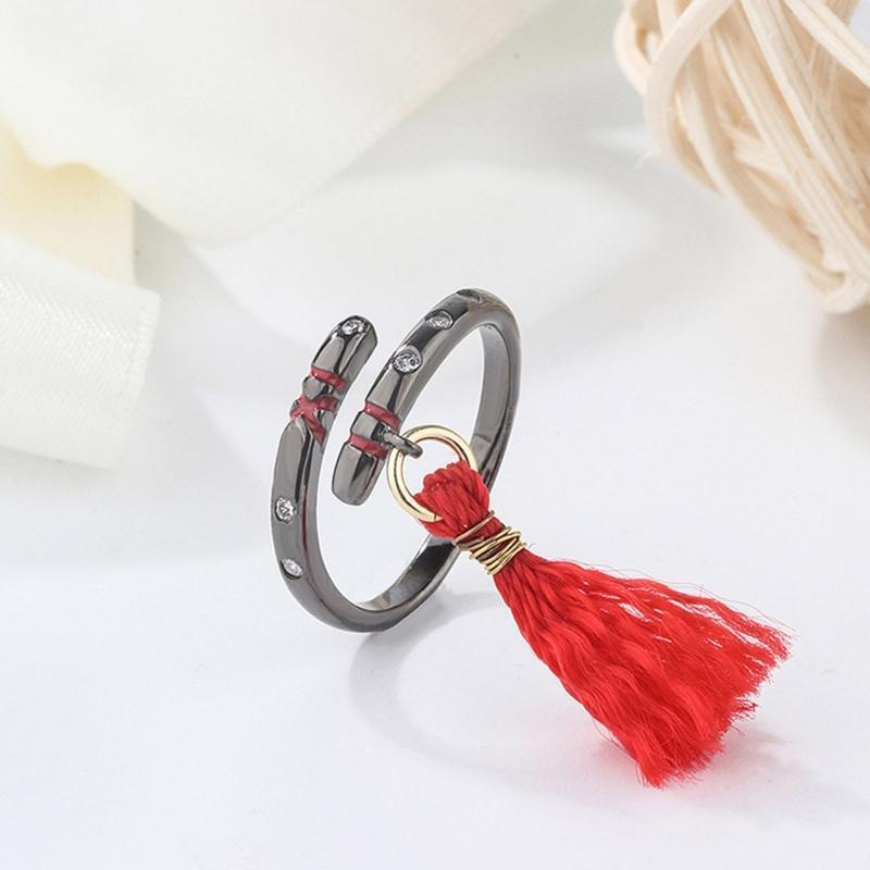 Matching Open Band Ring Adjustable Lovers Ring Set for Girlfriend Boyfriend
