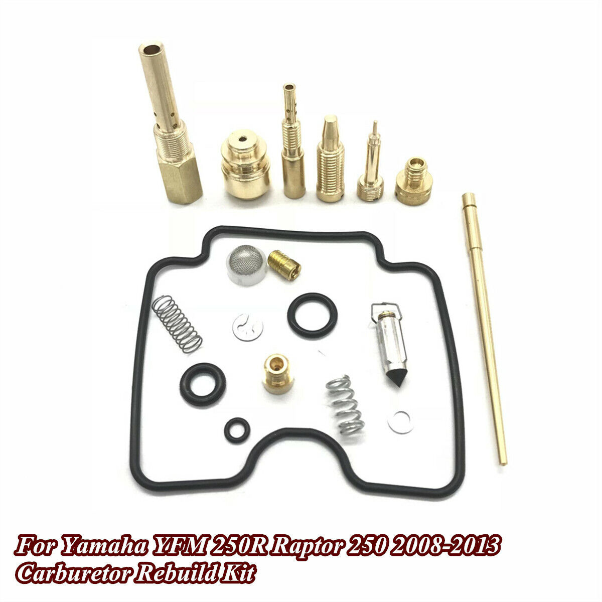 For Yamaha YFM 250R Raptor 250 2008-2013 Carburetor Carb Rebuild Repair Kit Set