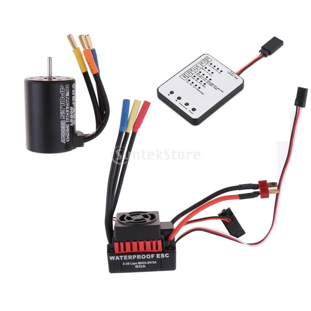 1/10 Scale Brushless   Combo Set - 2-3S Lipo Waterproof ESC