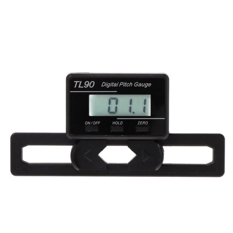 Compact Pitch Gauge with LCD Display Main Blade Digital Pitch Gauge Tl90 Useful