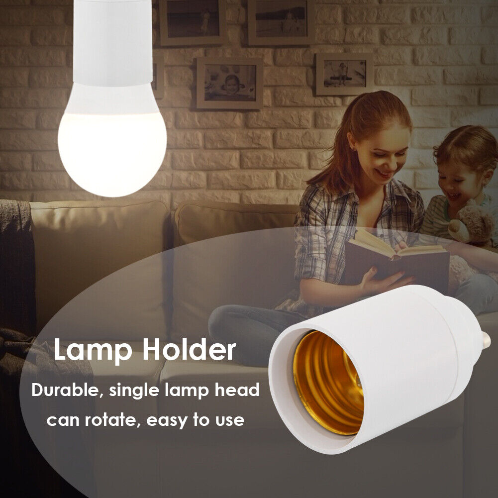 GU10 to E27 Lamp Holder Adjustable LED Light Bulbs Socket Adapter (1pc)