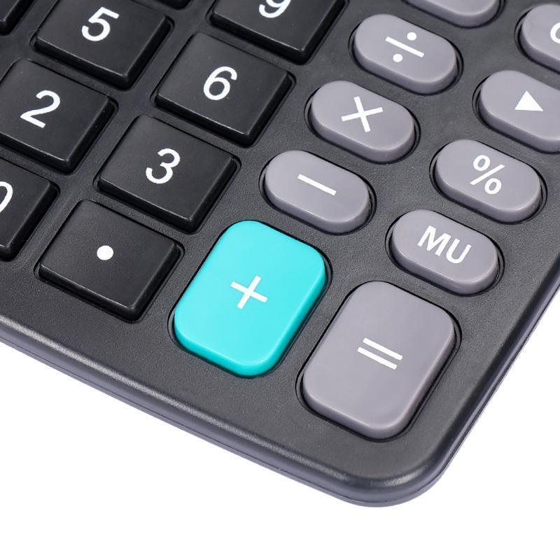 12 Digits Electronic Calculator Large Screen Desktop Calculators for Home Office