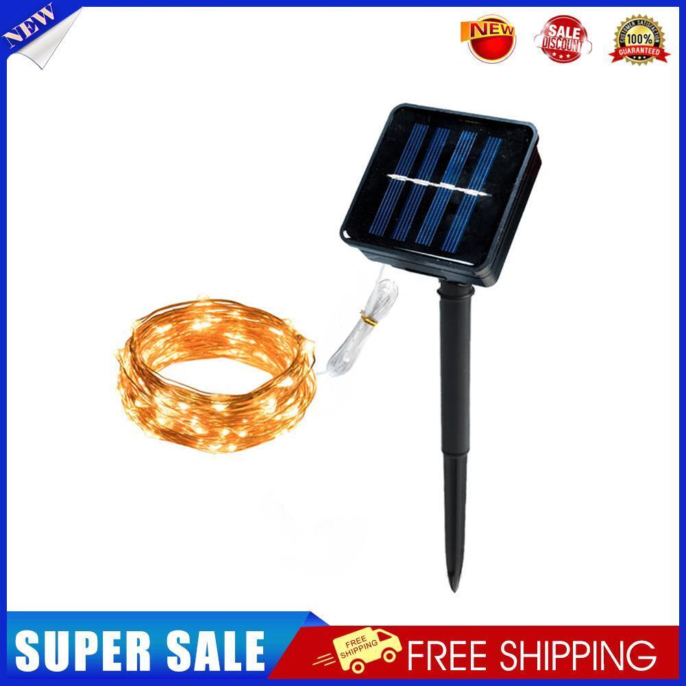 100 LED Solar Light Outdoor String Lamp Fairy Waterproof Garland Decor