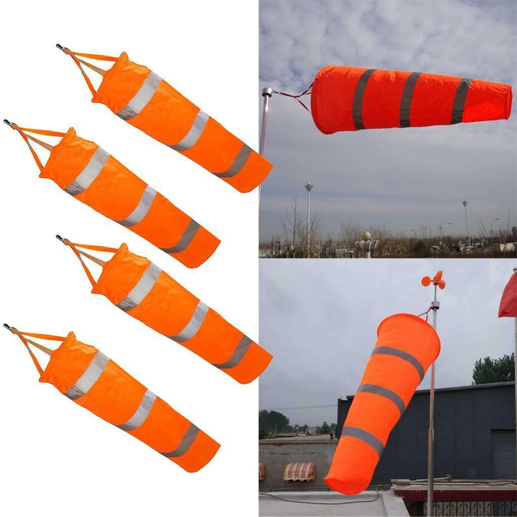 4 Pcs  Aviation Windsock Wind Sock Bag Festival Camping Flag