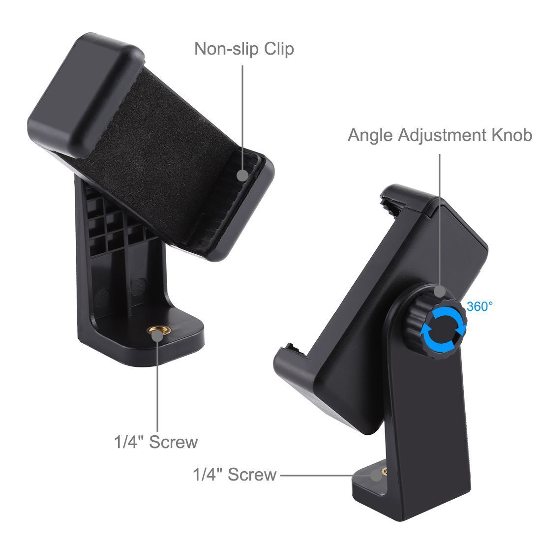 Live Streaming Holder Desktop Tripod Smartphone Clamp For LED Ring Video Light
