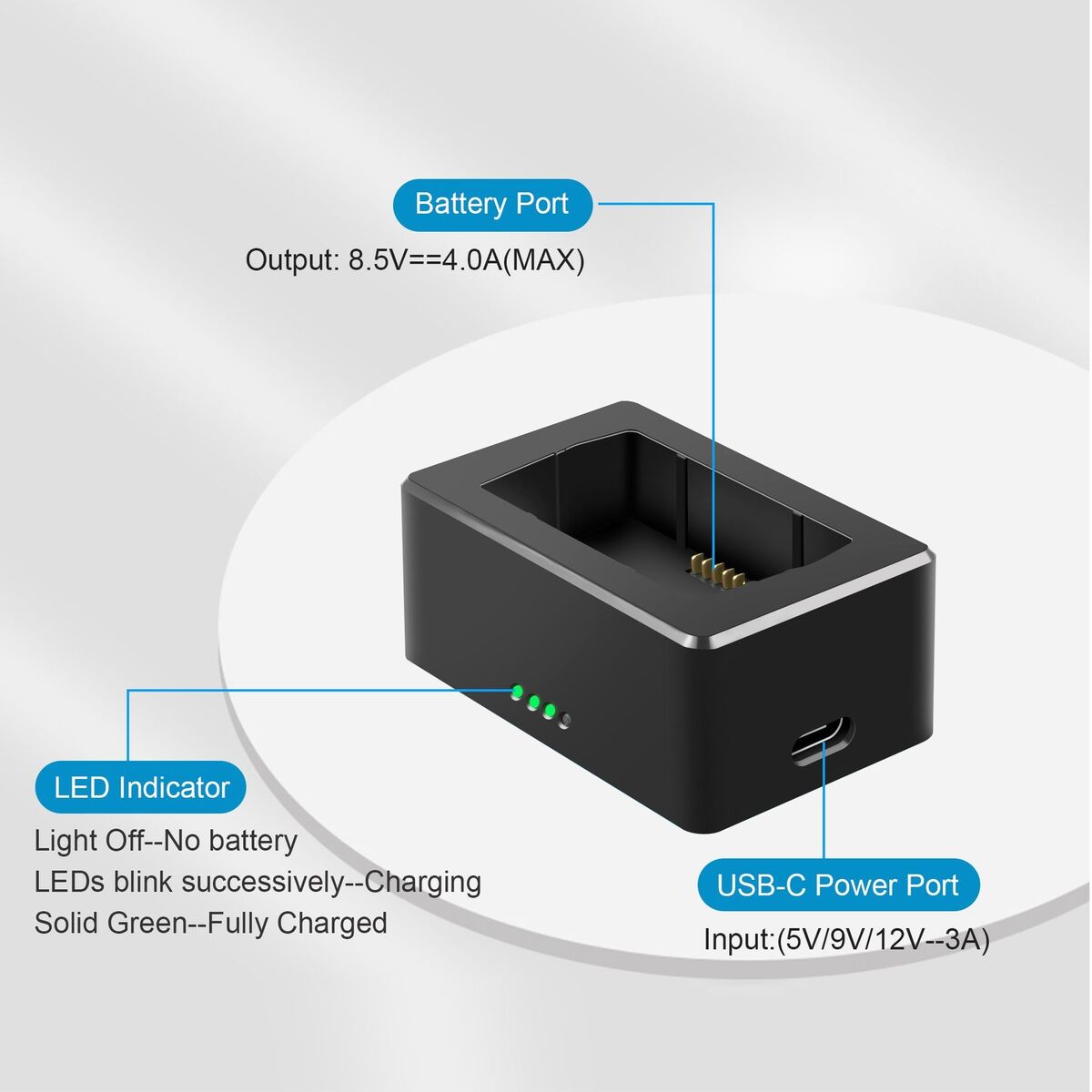Accessories Drone QC 3.0 USB Battery Charger Fast Charger For DJI Mini 3 Pro