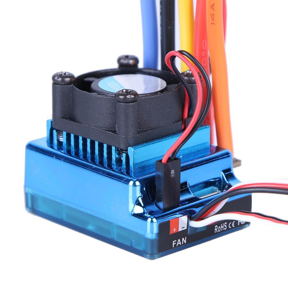 Brushless 120A Sensor Large Current Speed Controller for 1:8 1:10 RC Car