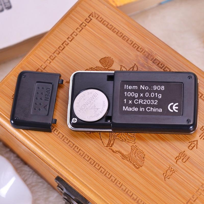 Mini Portable Gram Scale 100g/ 0.01g Mini Digital Pocket Scale Electronic Scale