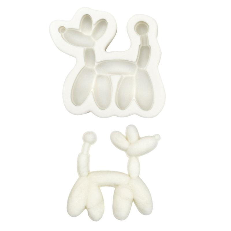 Balloon Dog Shaped Chocolate Moulds Household Baking Tool Cake Decorating Gadget