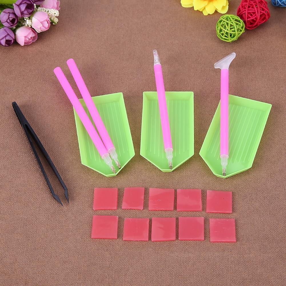 5D Diamond Painting Embroidery Pen DIY Cross Stitch Spot Drilling Tool Kit