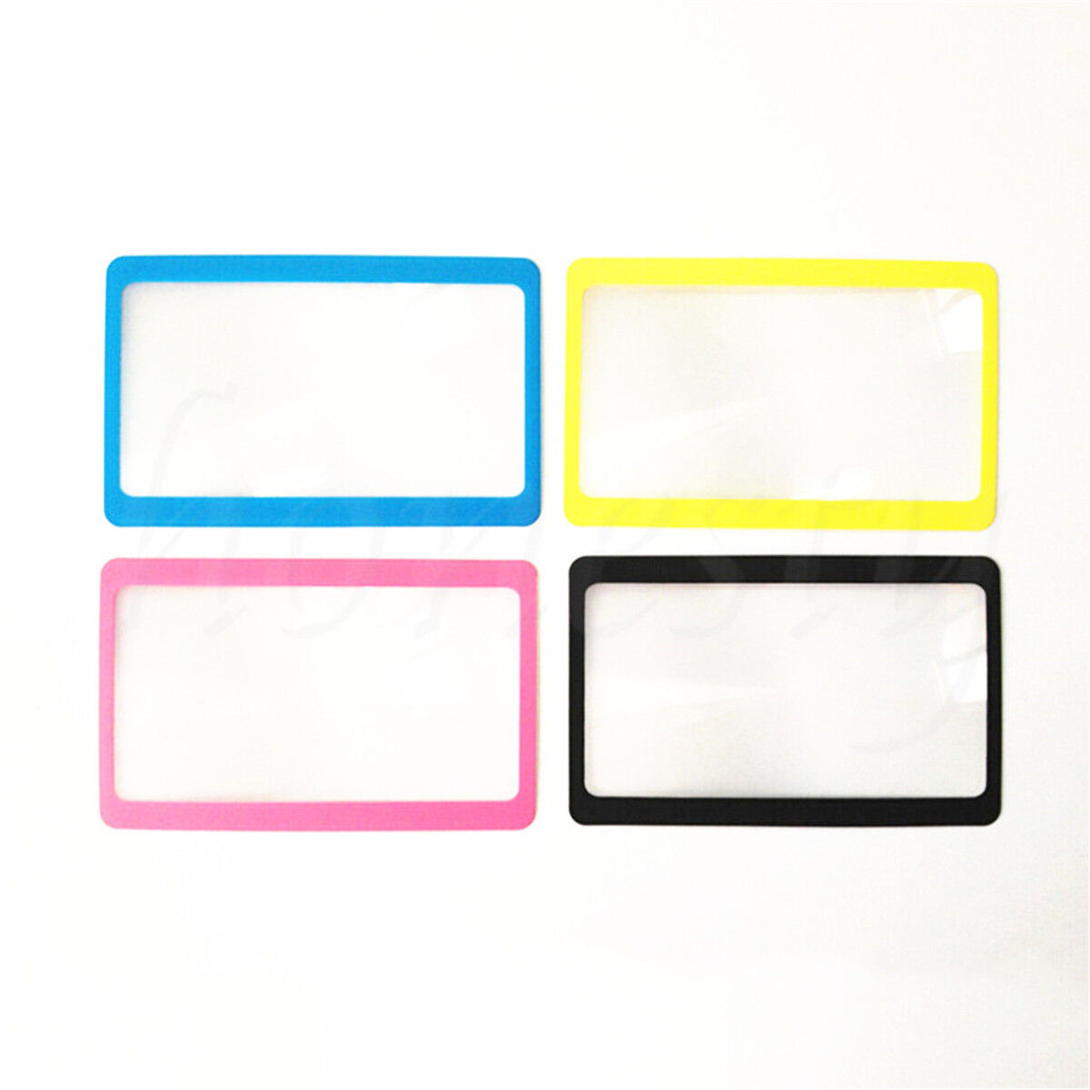 3pcs Fresnel Lens Magnifier - Magnifying Reading Glass - Credit Card Wallet Size