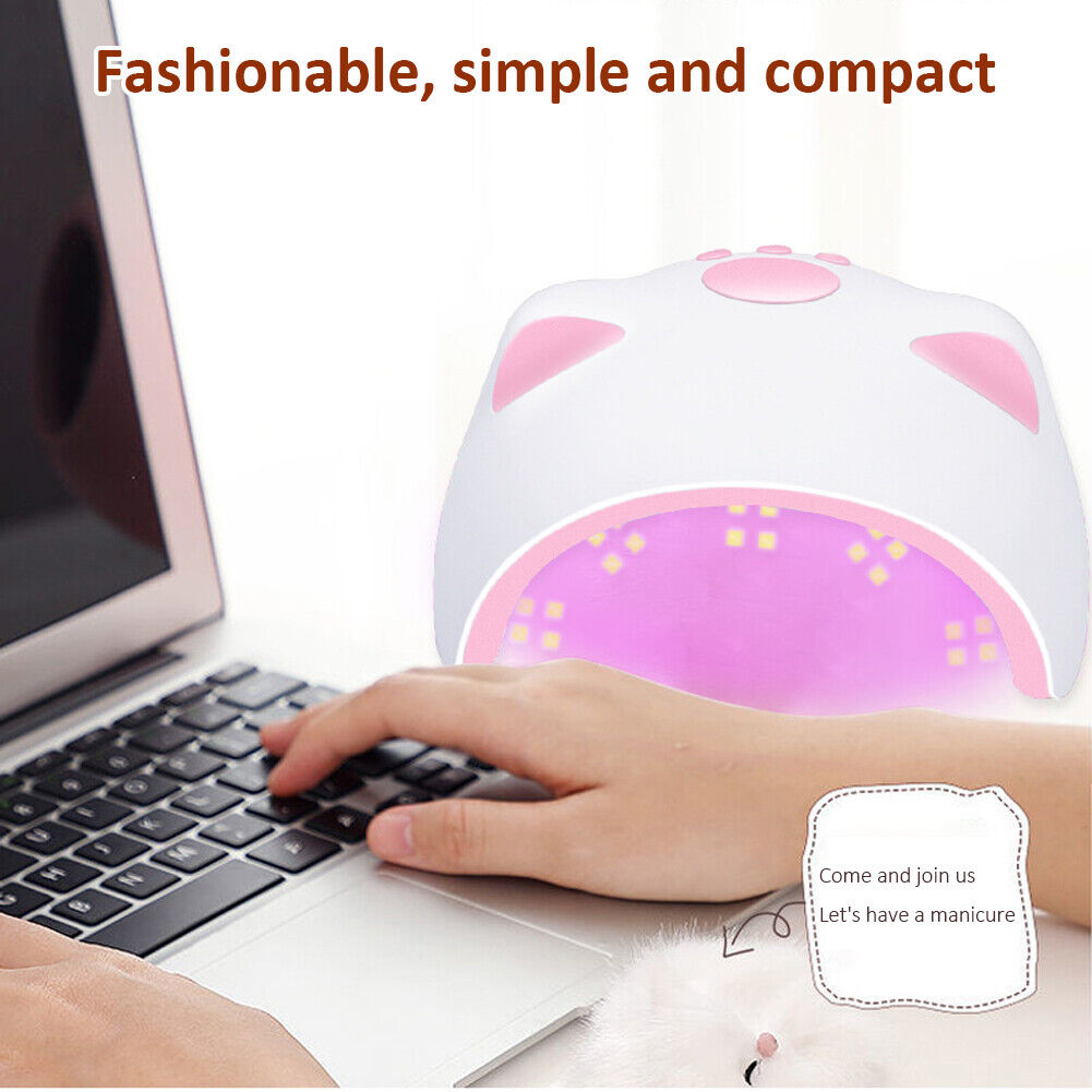 60W Smart Nail Gel Polish Varnish Dryer Phototherapy UV LED Nail Art Light