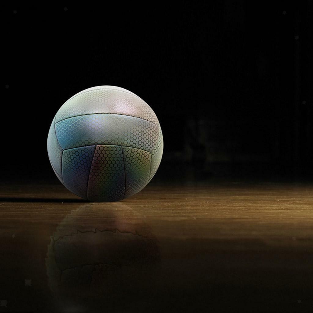 Glowing Reflective Volleyball Size 5  Soft PU Leather Professional for